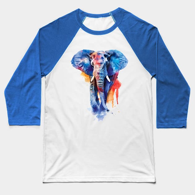 elephant Baseball T-Shirt by Ninja banana